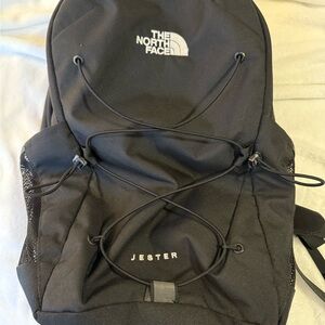 The North Face Black Backpack with Modern Design